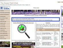 Tablet Screenshot of essexfieldclub.org.uk